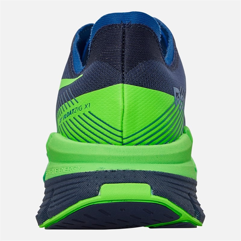 Reebok Floatzig X1 Neutral Running Shoes Vector Navy/Solar Lime/Twilight Blue - Image 3