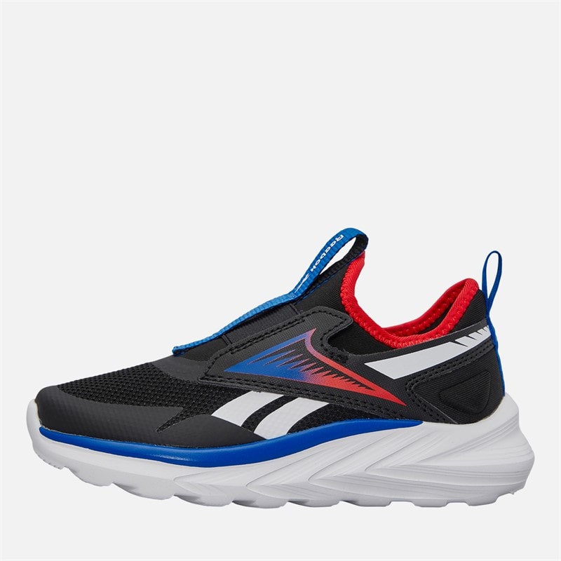 Reebok Kids Lite Spinner Neutral Running Shoes Black/Optimum Blue/Energy Red