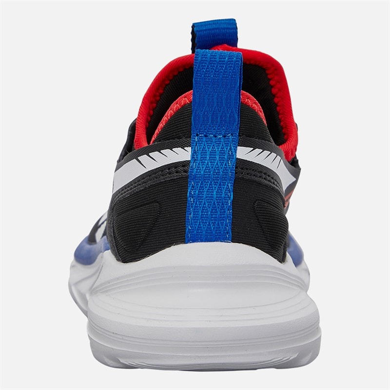 Reebok Kids Lite Spinner Neutral Running Shoes Black/Optimum Blue/Energy Red - Image 3