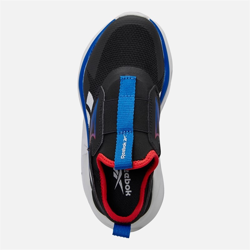 Reebok Kids Lite Spinner Neutral Running Shoes Black/Optimum Blue/Energy Red - Image 4