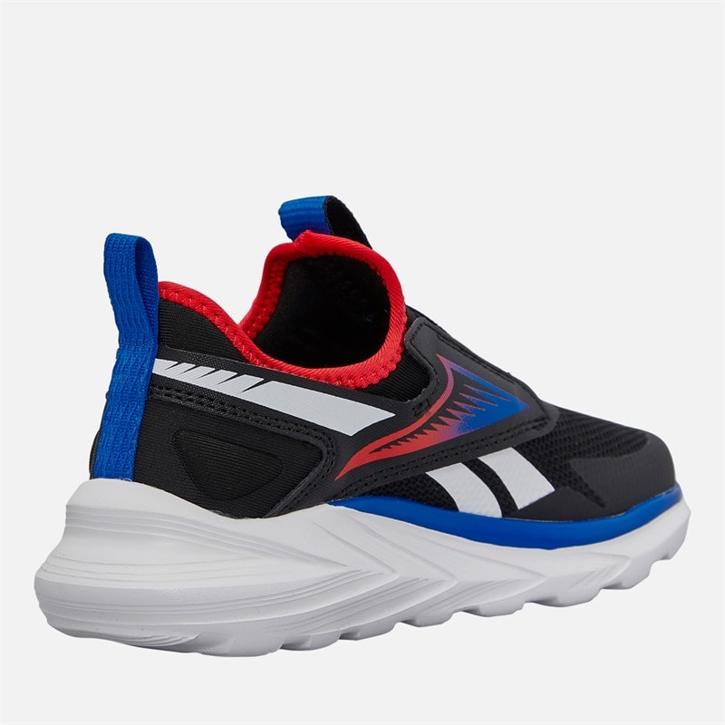 Reebok Kids Lite Spinner Neutral Running Shoes Black/Optimum Blue/Energy Red - Image 5