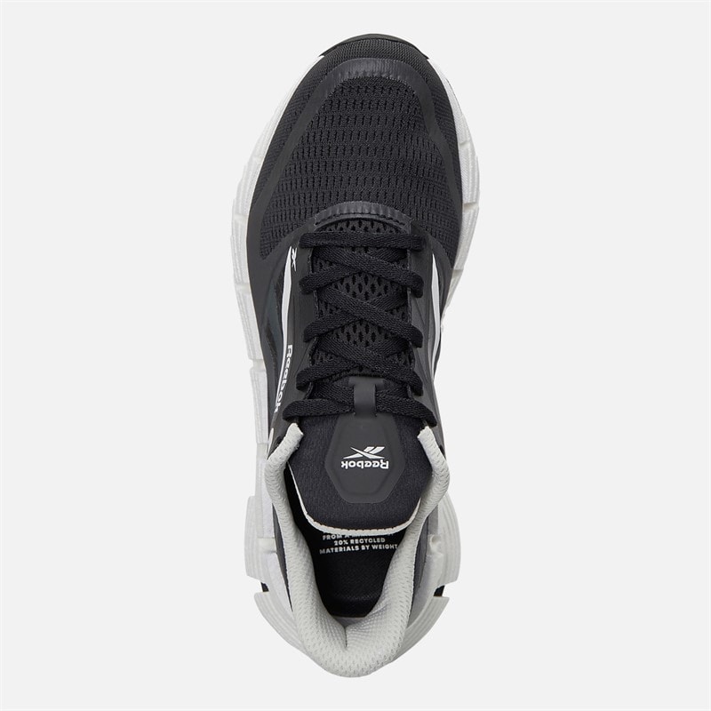 Reebok Womens Floatzig 1 Neutral Running Shoes Black/Grey/White - Image 4