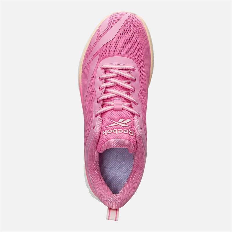 Reebok Junior Road Strider Neutral Running Shoes Playful Pink/Pure Pink/White Playfulpink/Purepink/White - Image 4