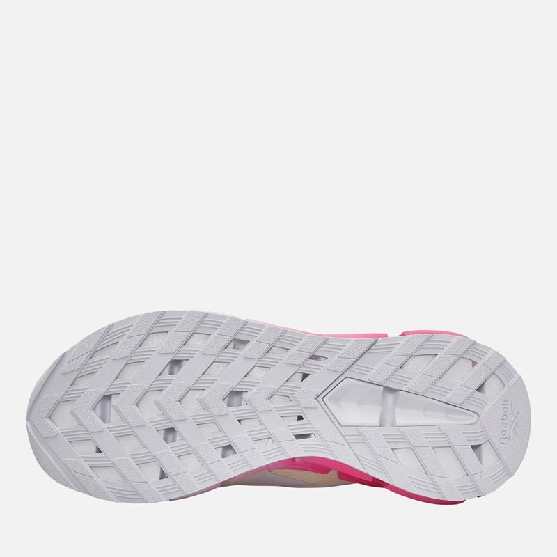 Reebok Womens Zig Dynamica 5 Neutral Running Shoes Vintge Chalk/White/True Pink - Image 2
