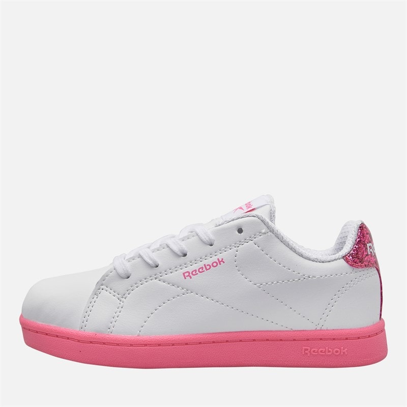 Reebok Girls Royal Complete Clean 2.0 Trainers White/White/True Pink