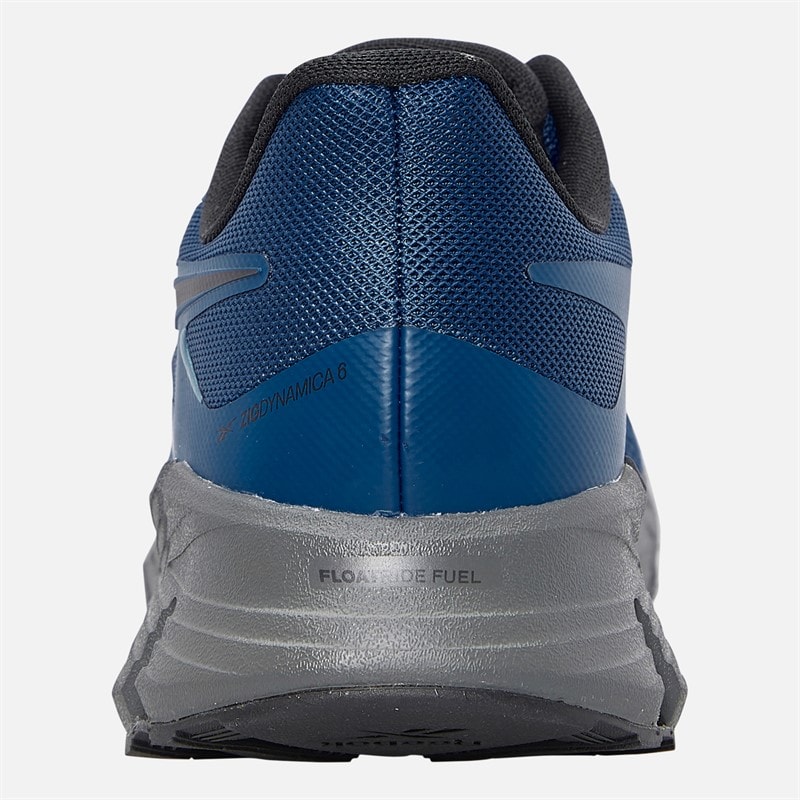 Reebok Mens Zig Dynamica 6 Neutral Running Shoes Navy/Grey/Black - Image 3