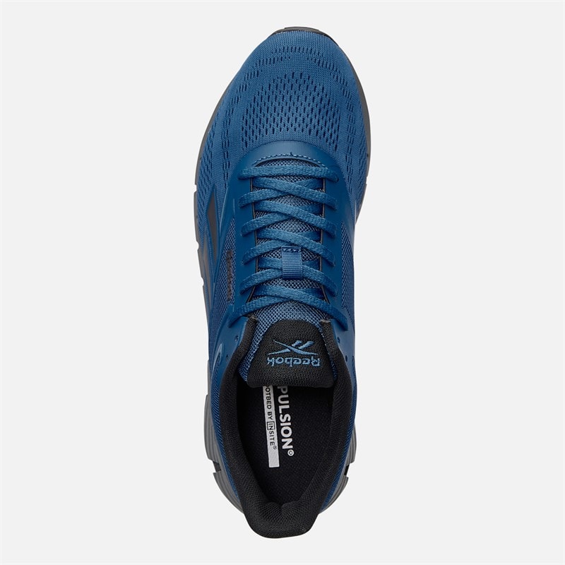 Reebok Mens Zig Dynamica 6 Neutral Running Shoes Navy/Grey/Black - Image 4
