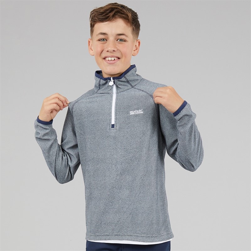 Regatta Boys Loco 1/2 Zip Fleece Navy/Navy