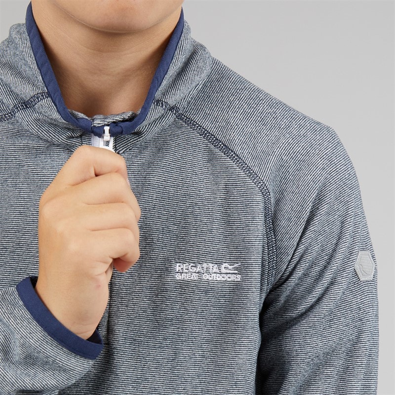Regatta Boys Loco 1/2 Zip Fleece Navy/Navy - Image 3