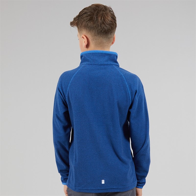 Regatta Boys Loco 1/2 Zip Fleece Olympian Blue/Nebulas Blue - Image 2