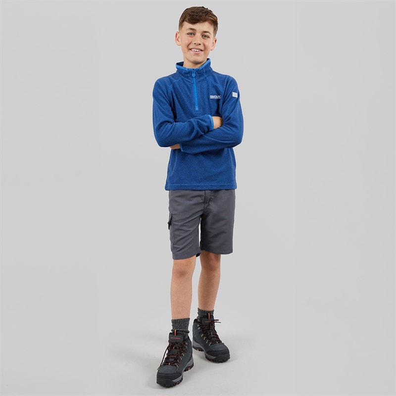 Regatta Boys Loco 1/2 Zip Fleece Olympian Blue/Nebulas Blue - Image 4