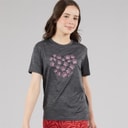 Regatta Girls Alvardo Graphic T-Shirt Seal Grey Marl Sealgreymarl