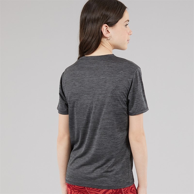 Regatta Girls Alvardo Graphic T-Shirt Seal Grey Marl Sealgreymarl - Image 2