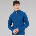 Regatta Mens Montes 1/2 Zip Fleece Snorkel Blue/Navy