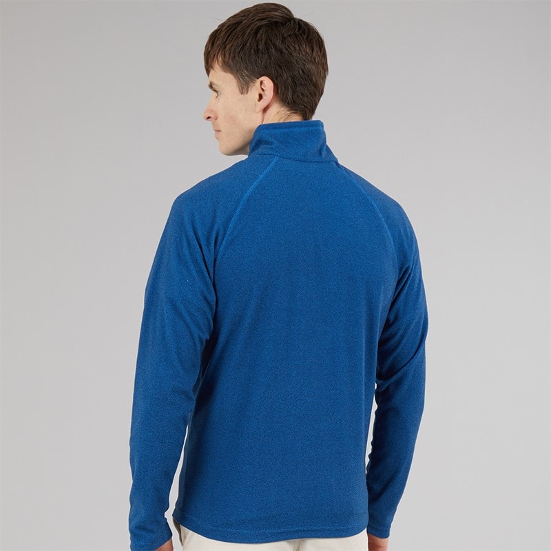 Regatta Mens Montes 1/2 Zip Fleece Snorkel Blue/Navy - Image 2