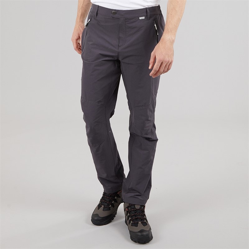 Regatta Mens Highton Walking Trousers Seal Grey