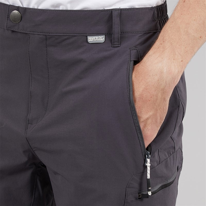 Regatta Mens Highton Walking Trousers Seal Grey - Image 3