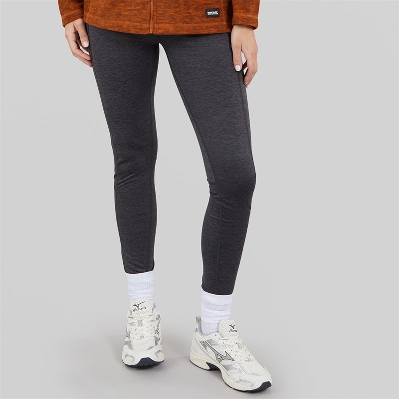 Regatta Womens Holeen Winter Leggings Seal Grey Marl Sealgreymarl