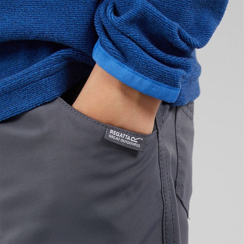 Regatta Boys Sorcer Shorts Seal Grey - Image 5