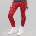 Regatta Girls Barlia Winter Printed Leggings Mineral Red Zebra