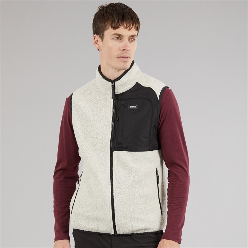 Regatta Mens Frankie Borg Fleece Gilet Moonstruck