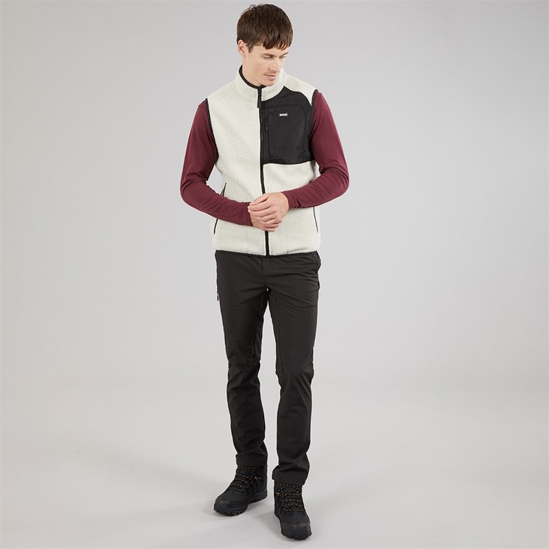 Regatta Mens Frankie Borg Fleece Gilet Moonstruck - Image 4