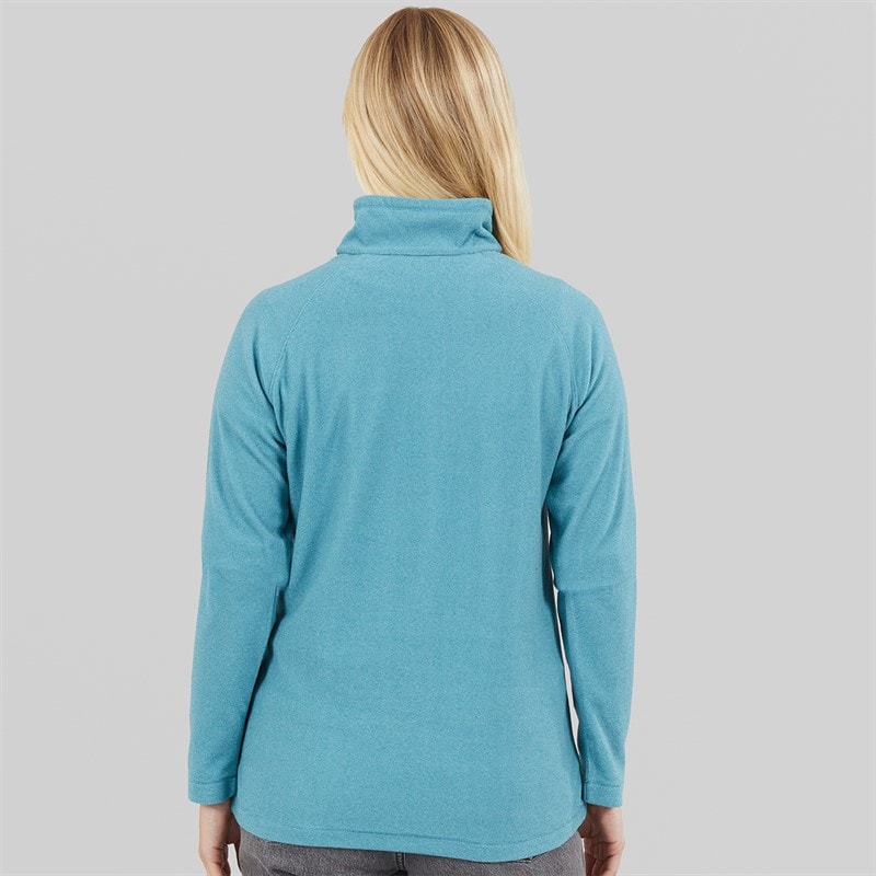 Regatta Womens Montes 1/2 Zip Fleece Storm Blue - Image 2