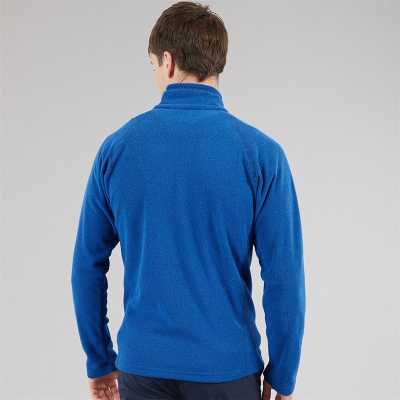 Regatta Mens Kenger 1/2 Zip Fleece Snorkel Blue - Image 2