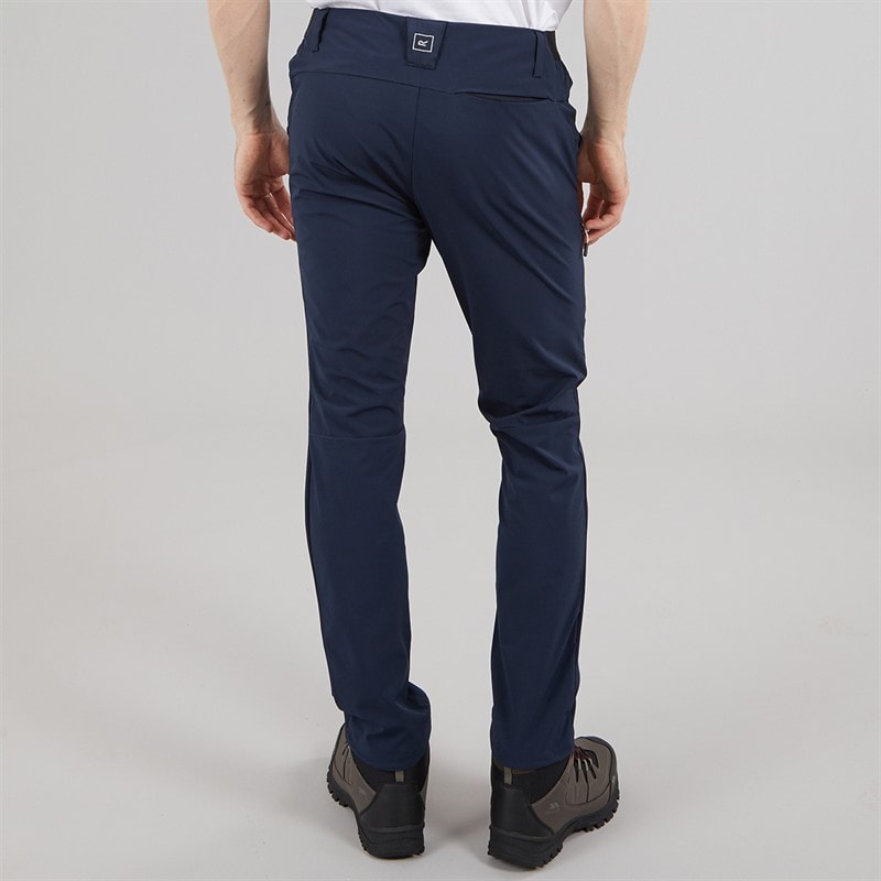 Regatta Mens Bayfell Walking Trousers Navy - Image 2