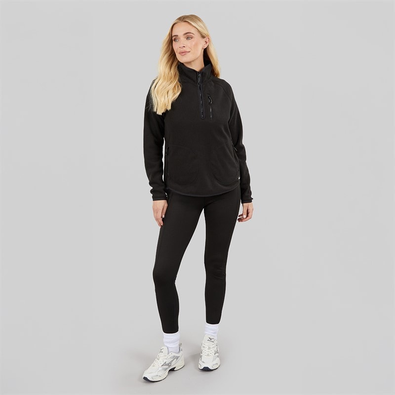 Regatta Womens 1/2 Zip Fleece Black - Image 4