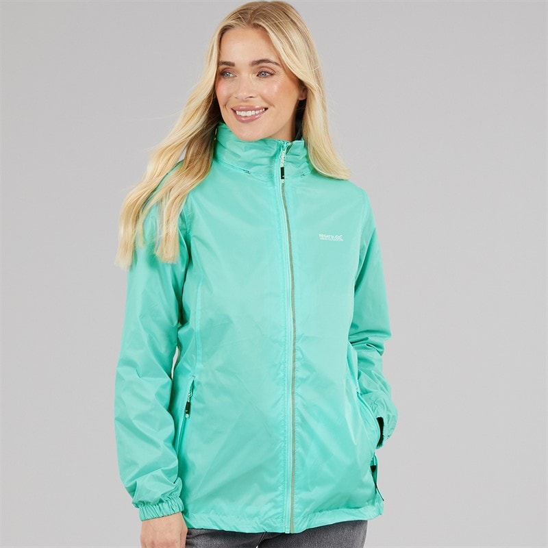 Regatta Womens Corinne Waterproof Packaway Jacket Aruba Blue
