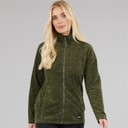 Regatta Womens Mayse Full Zip Fleece Jacket Dark Khaki