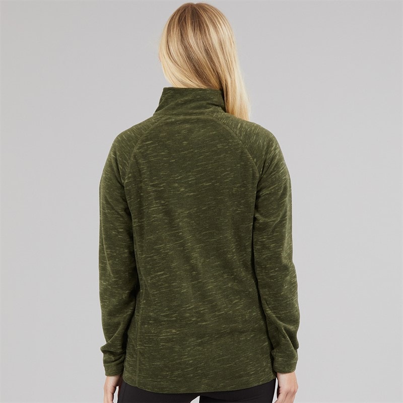 Regatta Womens Mayse Full Zip Fleece Jacket Dark Khaki - Image 2