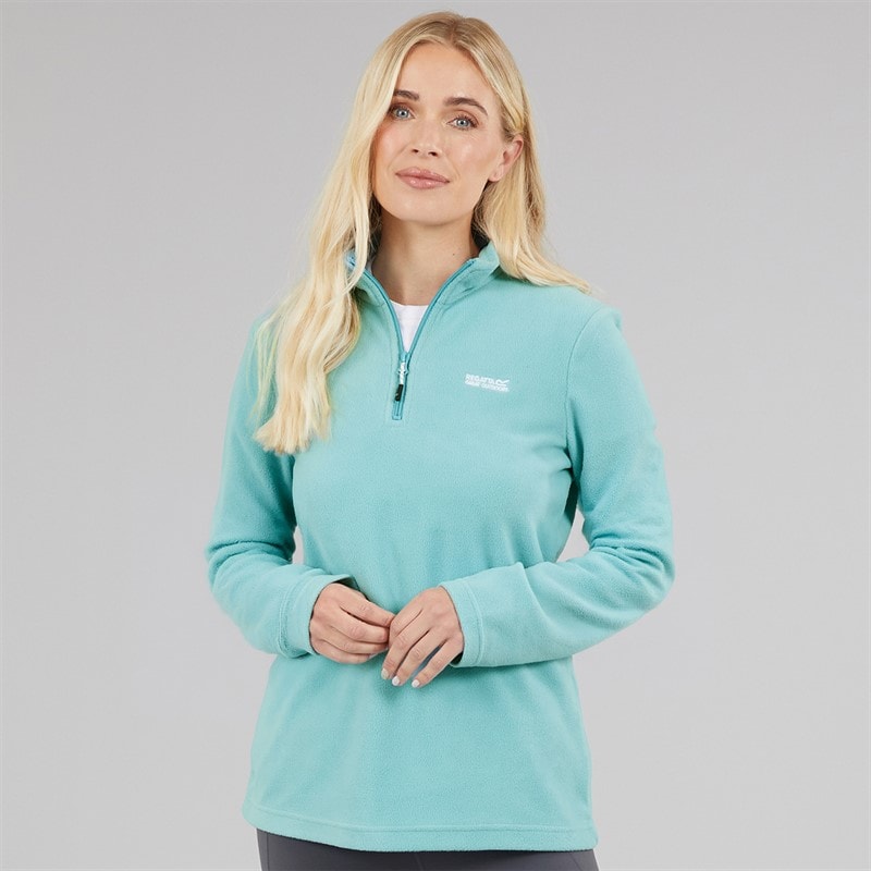 Regatta Womens Sweethart 1/2 Zip Fleece Nordic Blue - Image 3