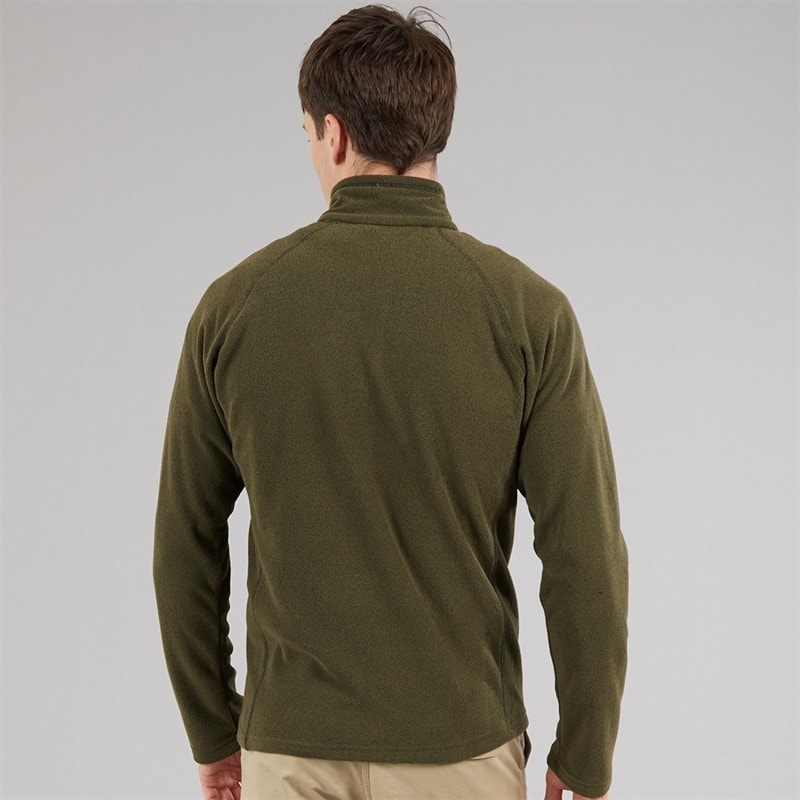 Regatta Mens Kenger 1/2 Zip Fleece Olive Night - Image 2