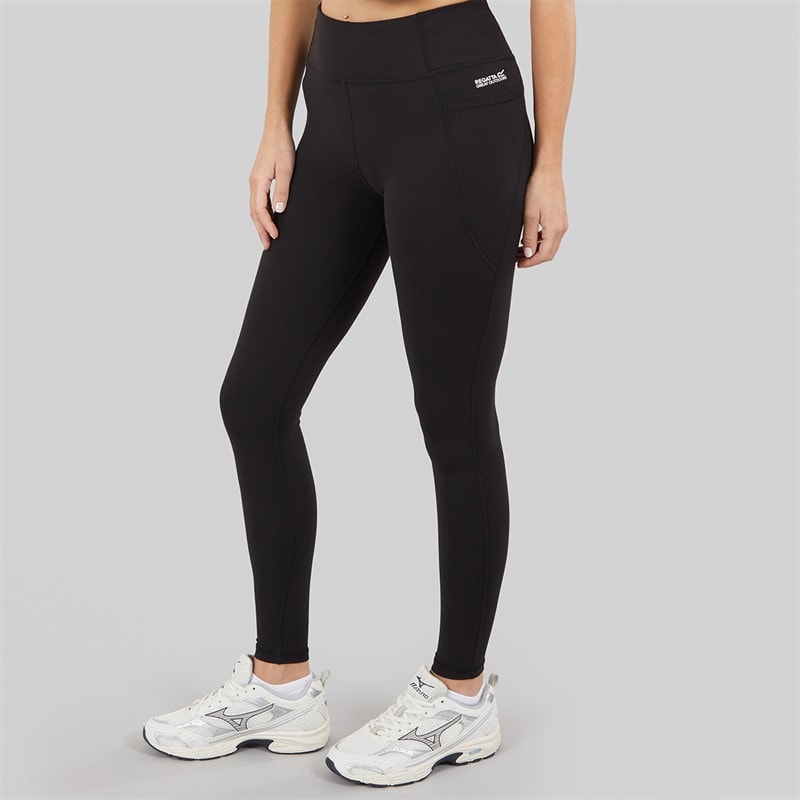 Regatta Womens Holeen Pro Leggings Black - Image 3