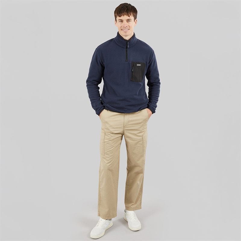 Regatta Mens Frankie 1/2 Zip Fleece Navy - Image 4