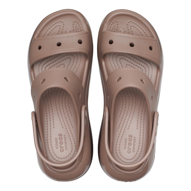 Crocs Mega Crush Sandals Latte - Image 4