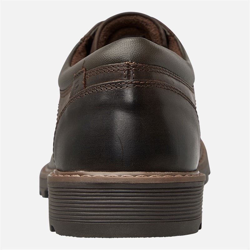 Rockport Mens Marshall Plain Toe Shoes Brown - Image 3