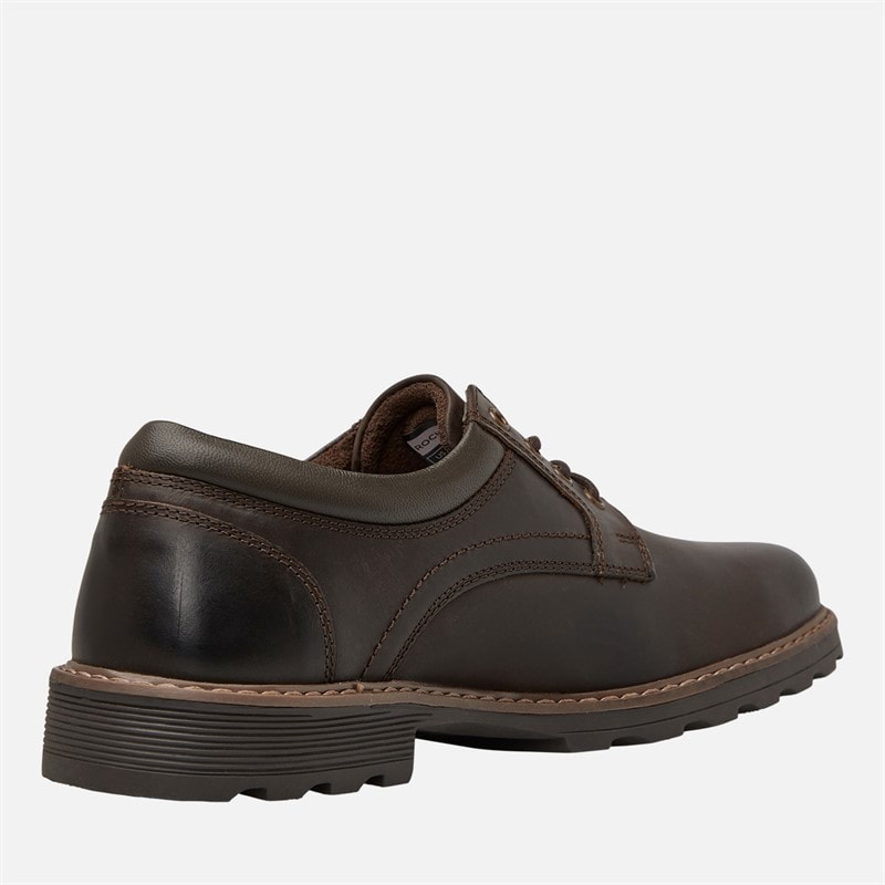 Rockport Mens Marshall Plain Toe Shoes Brown - Image 5