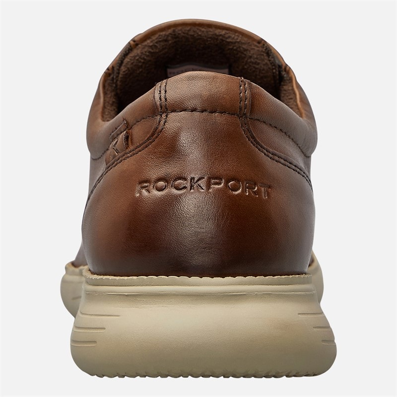 Rockport Mens Total Motion Plain Toe Derby Shoes Tan - Image 3