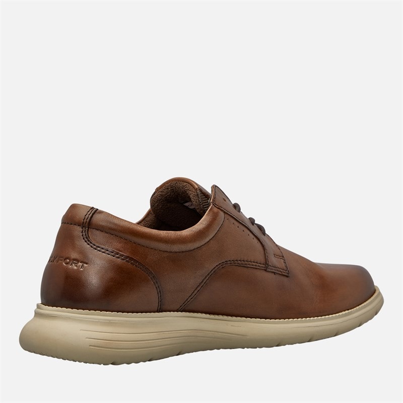 Rockport Mens Total Motion Plain Toe Derby Shoes Tan - Image 5
