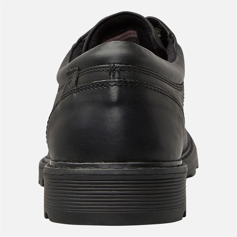 Rockport Mens Marshall Plain Toe Shoes Black - Image 3