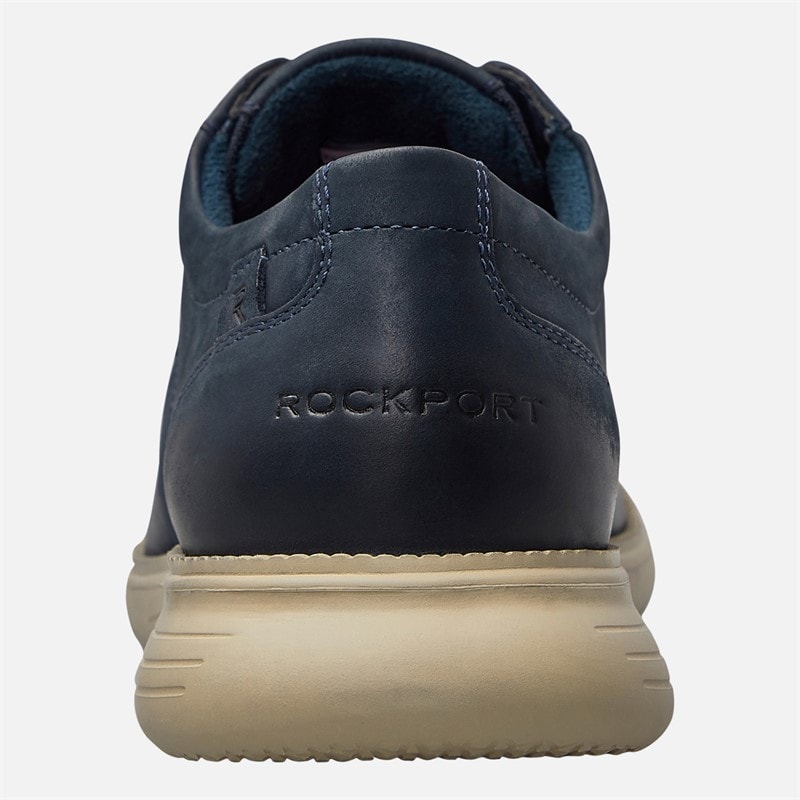 Rockport Mens Total Motion Plain Toe Derby Shoes Navy - Image 3