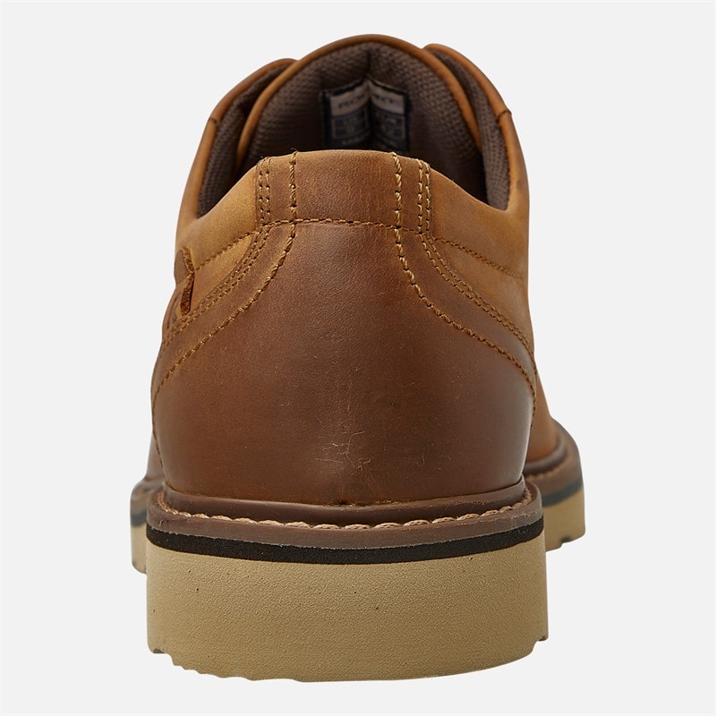 Rockport Mens Charlee Derby Shoes Brown - Image 3