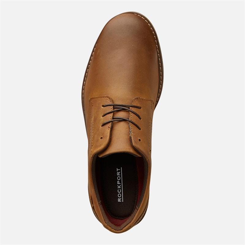 Rockport Mens Charlee Derby Shoes Brown - Image 4