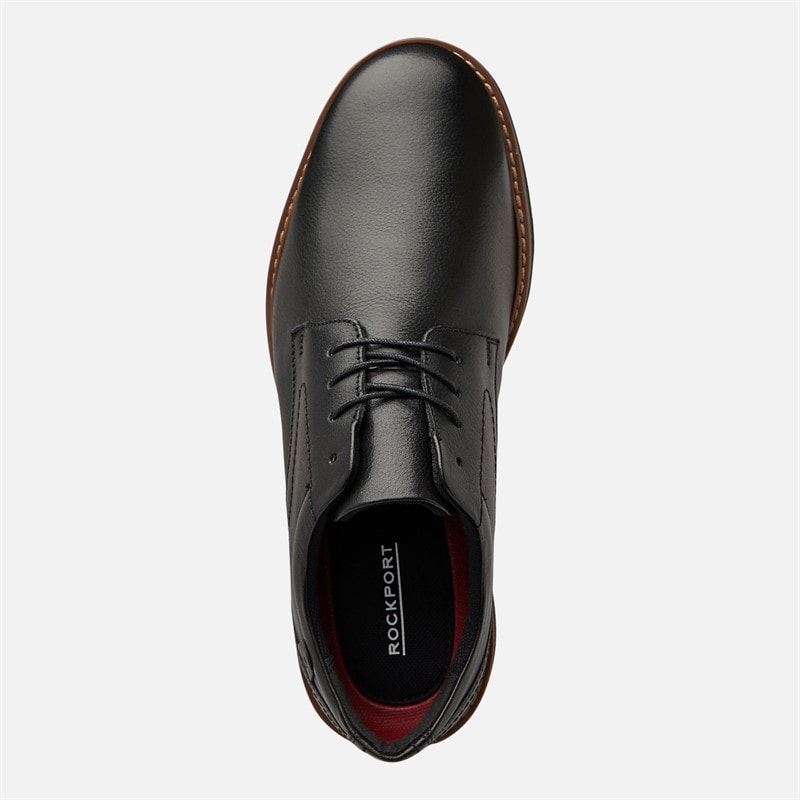 Rockport Mens Charlee Derby Shoes Black - Image 4