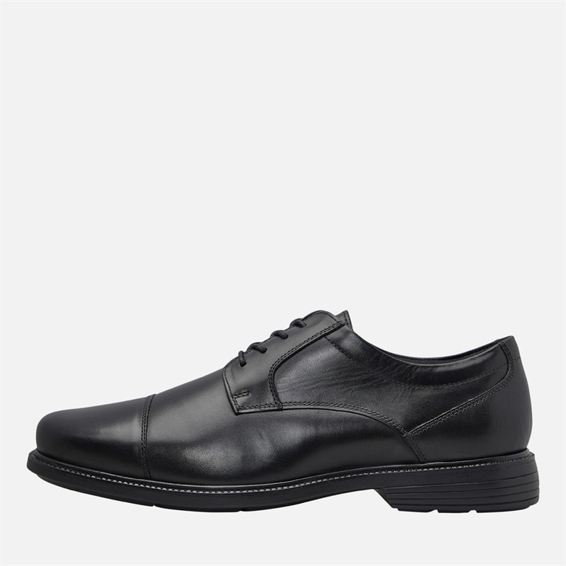 Rockport Mens Clifford Toe Cap Shoes Black
