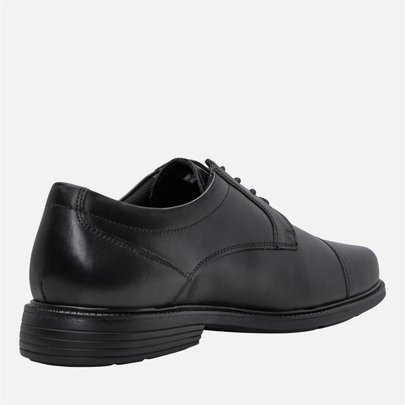 Rockport Mens Clifford Toe Cap Shoes Black - Image 5
