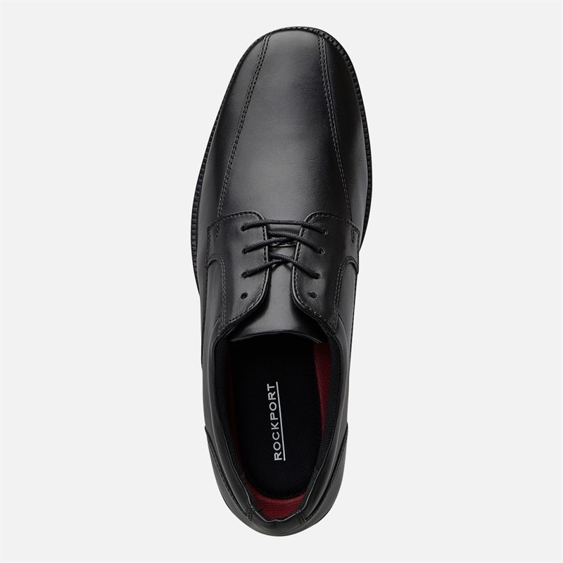 Rockport Mens Corbin Tram Line Shoes Black - Image 4